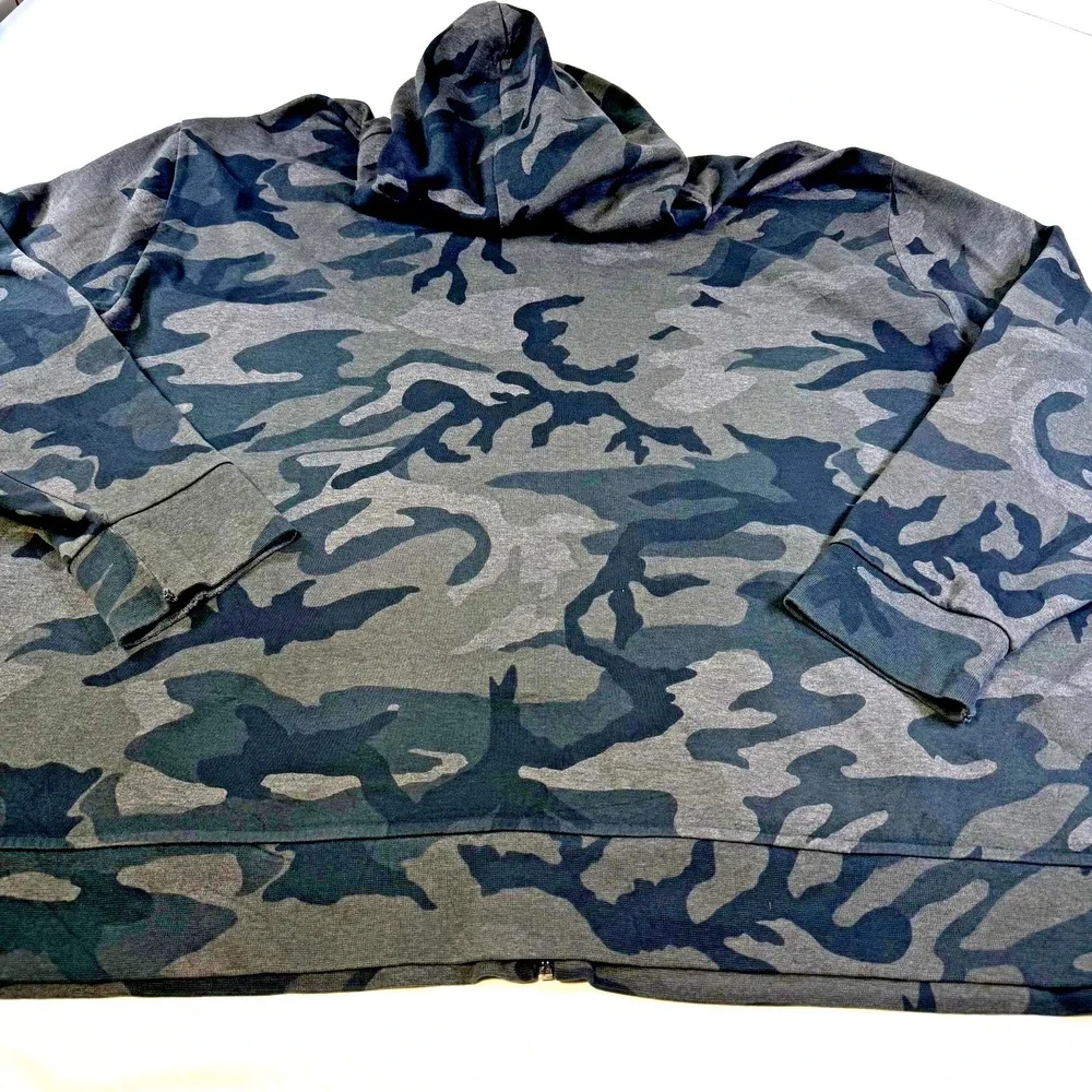 Polo Ralph Lauren Performance Full Zip Camo Hoodie Men's Big & Tall 5XB